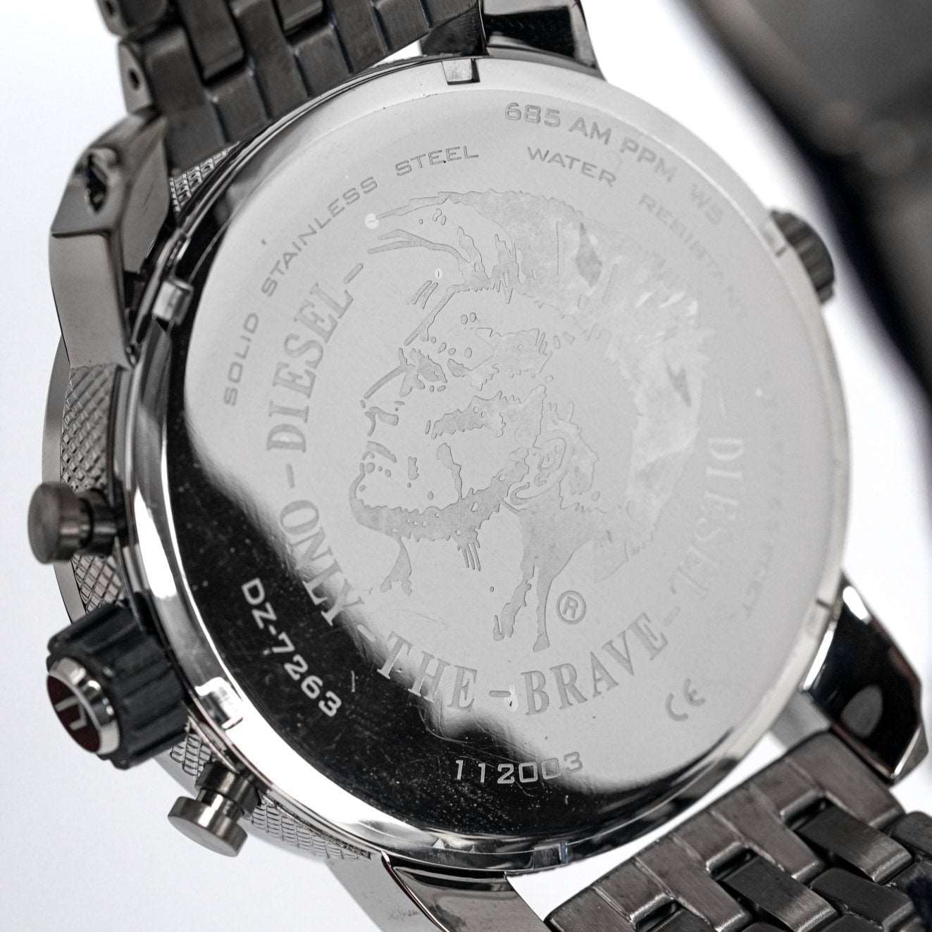 Diesel Dz7263 Men S Chronograph Little Daddy Gun Metal Watch - Image 5