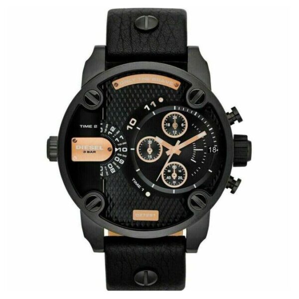 Diesel Dz7291 Men S Little Daddy Black Chronograph Watch