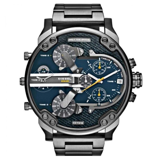 Diesel Dz7331 Men S Daddy 2 0 Gunmetal Chronograph Watch