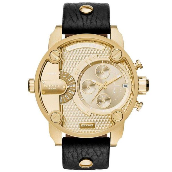 Diesel Dz7363 Men S Chronograph Little Daddy Gold Watch