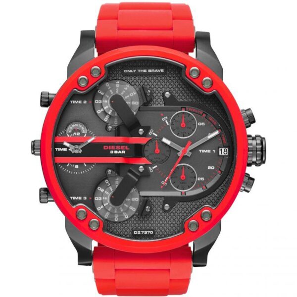 Diesel Dz7370 Men S Daddy 2 0 Red Chronograph Watch