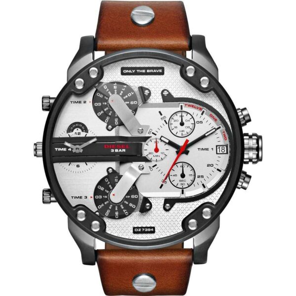Diesel Dz7394 Men S Chronograph Mr Daddy 2 0 Brown Watch