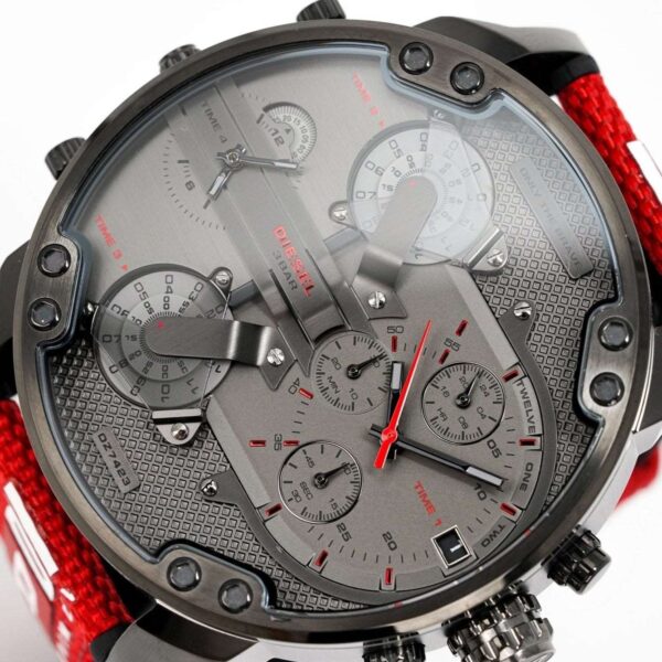 Diesel Dz7423 Men S Chronograph Mr Daddy 2 0 Red Watch - alternate view