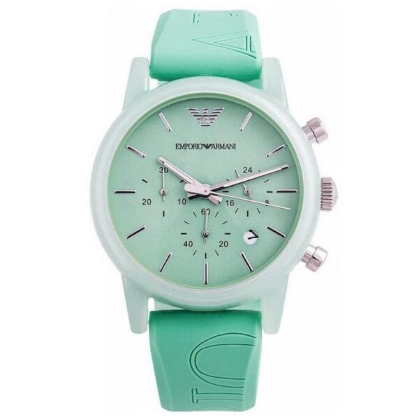 Montre chronographe verte Emporio Armani AR1057 pour femme