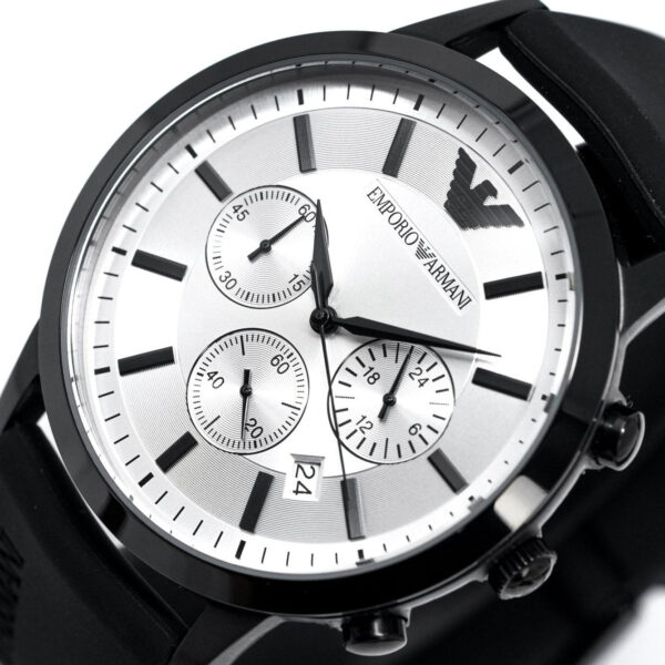 Emporio Armani Ar11048 Men S Luigi Chronograph Black Pvd Watch - alternate view