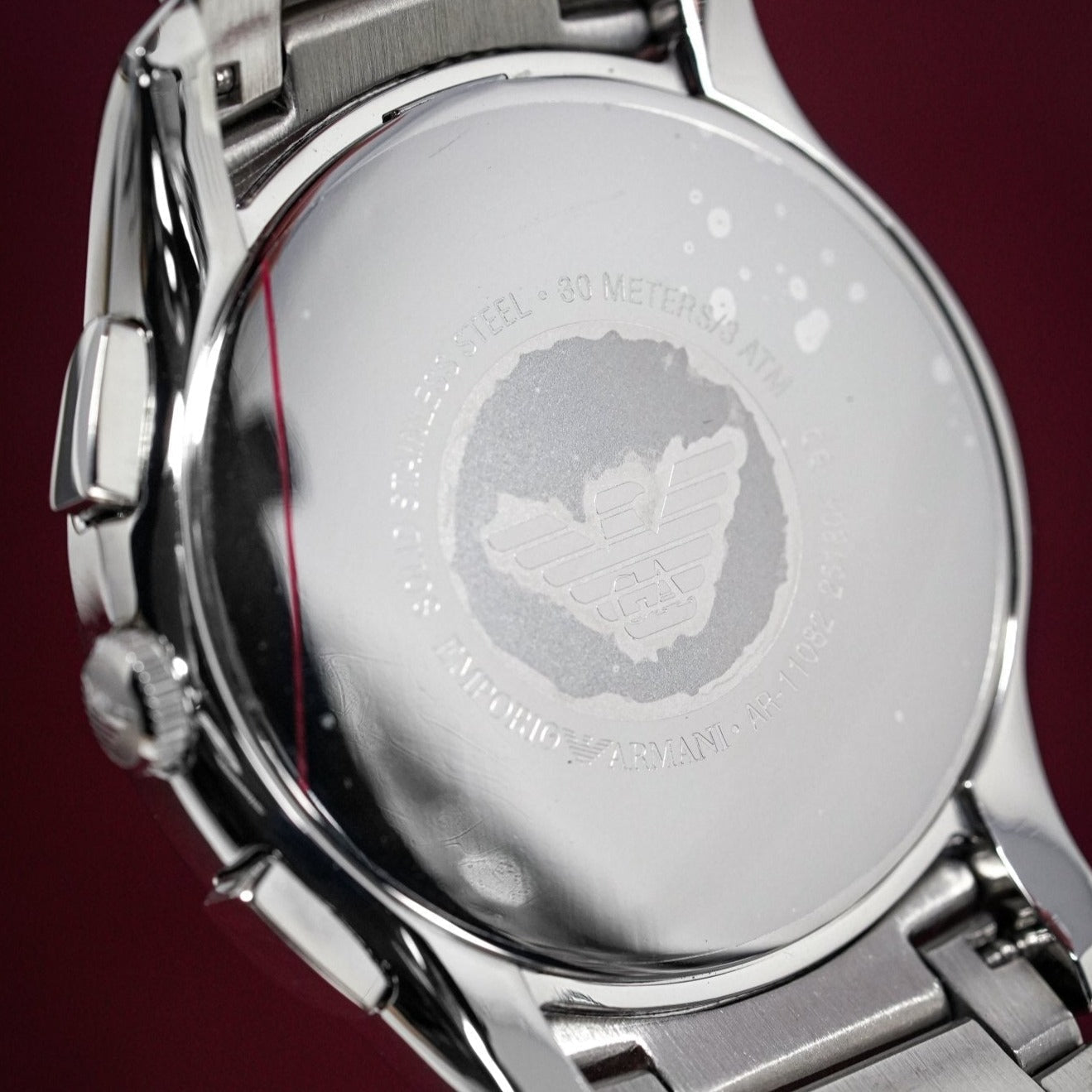 Emporio Armani AR11082 男士计时码表 蓝色腕表 - Image 5