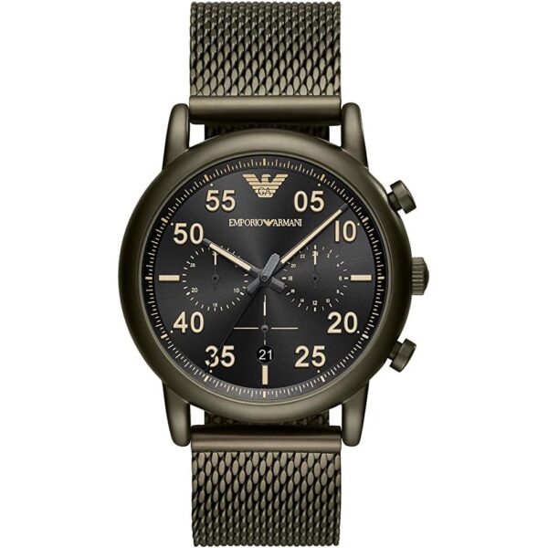 Montre Emporio Armani AR11115 pour homme, sport, vert kaki