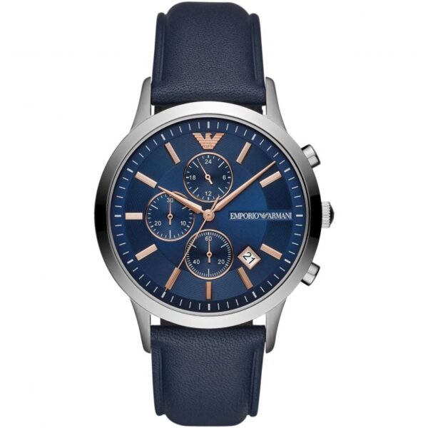 Emporio Armani Ar11216 Men S Renato Blue Chronograph Watch