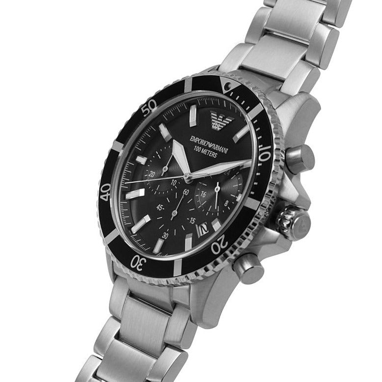 Montre de plongée chronographe Emporio Armani AR11360 pour homme en acier - Image 2