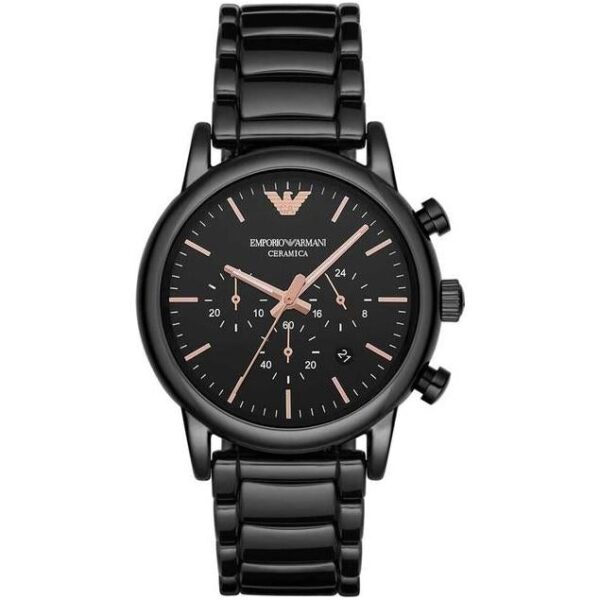 Emporio Armani AR1509 Herren-Chronographenuhr aus Roségold