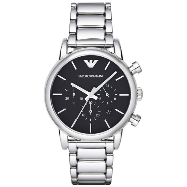 Emporio Armani Ar1853 Men S Silver Chronograph Watch