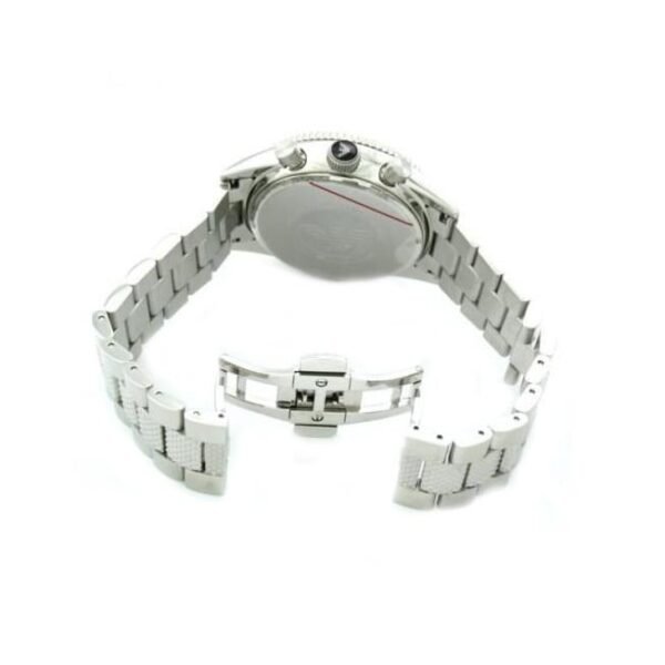 Emporio Armani Ar5855 Men S Silver Chronograph Watch - alternate view