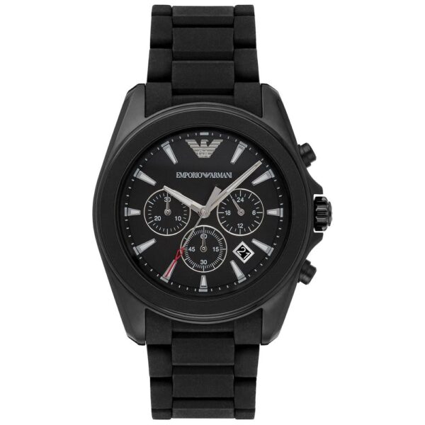 Emporio Armani Ar6092 Men S Black Chronograph Watch