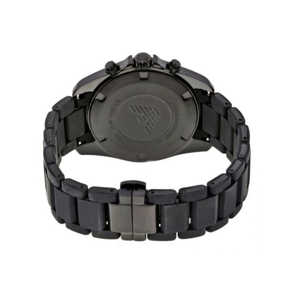 Emporio Armani Ar6121 Men S Black Chronograph Watch - alternate view