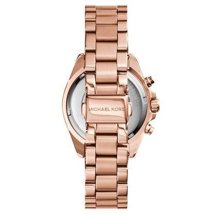 Michael Kors Mk5799 Ladies Bradshaw Mini Rose Gold Watch - alternate view