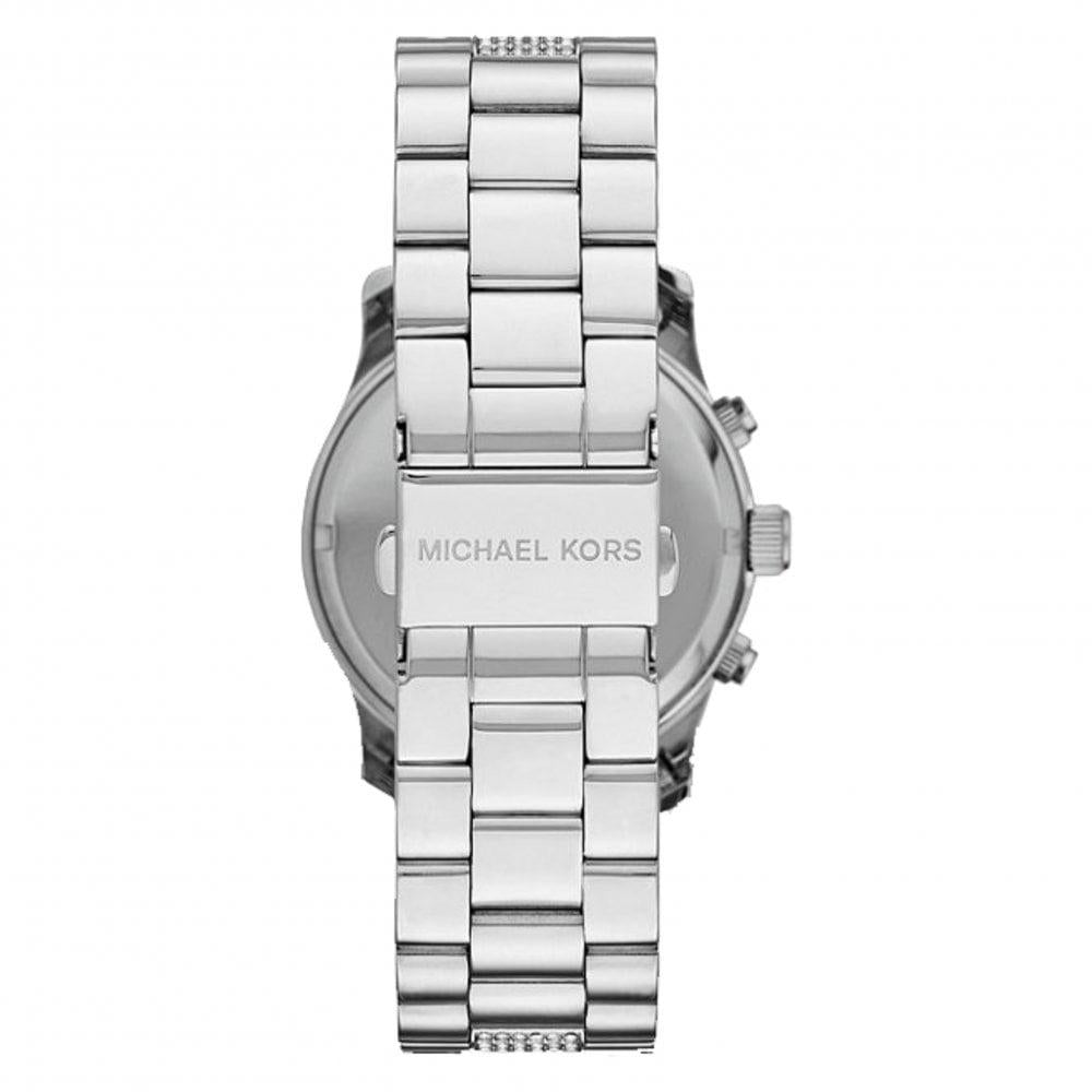 Michael Kors Mk5825 Ladies Runway Silver Glitz Watch - Image 2
