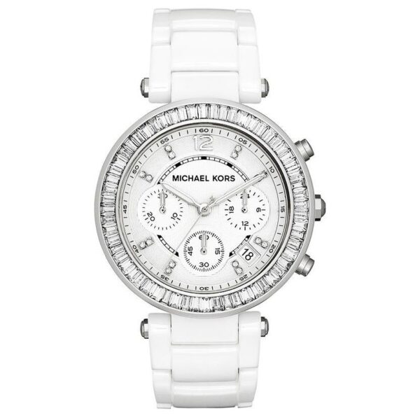 Michael Kors Mk5848 Ladies Parker White Glitz Watch