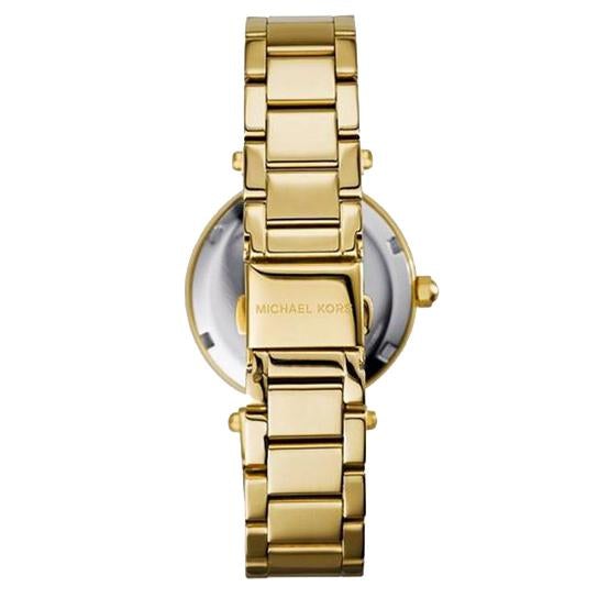 Michael Kors Mk6056 Ladies Mini Parker Gold Chronograph Watch - alternate view