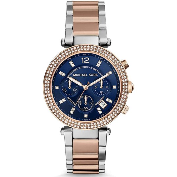 Michael Kors Mk6141 Ladies Parker Rose Gold Chronograph Watch