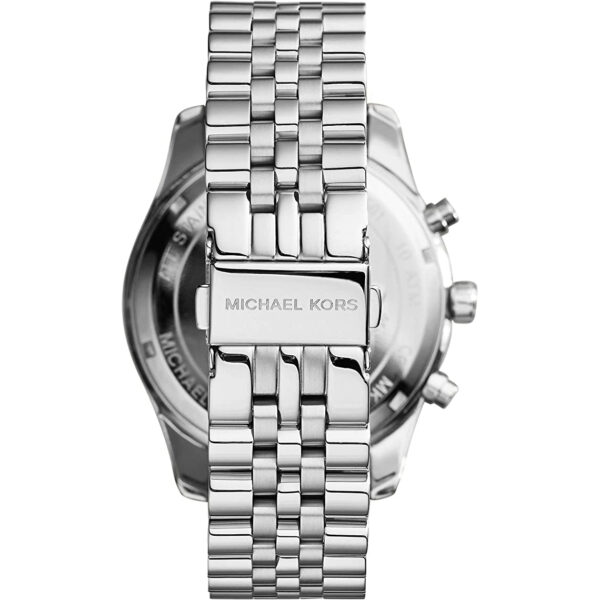 Michael Kors Mk8405 Men S Lexington Chronograph Silver Watch - alternate view