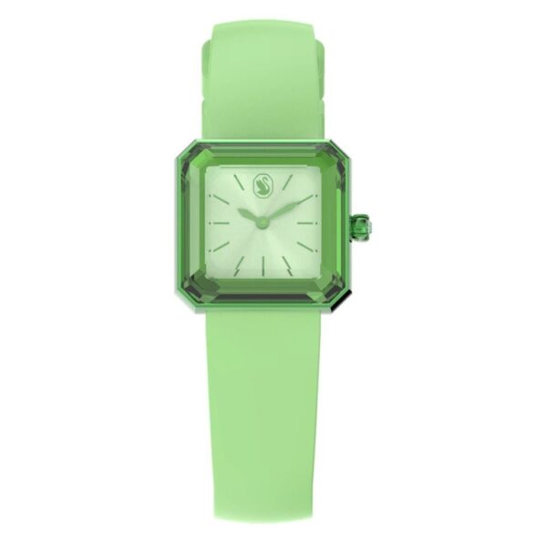 Swarovski Watch With Silicone Strap Green 5624379