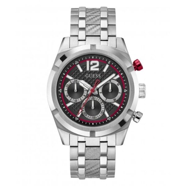 Guess Gent Resistance Silver Tone Watch Gw0714g1