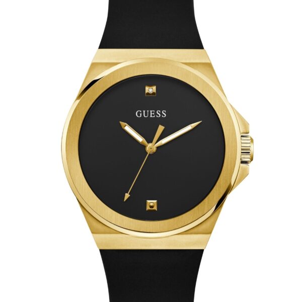 Gents Vinyl Gold Tone Silicone Watch Gw0790g1