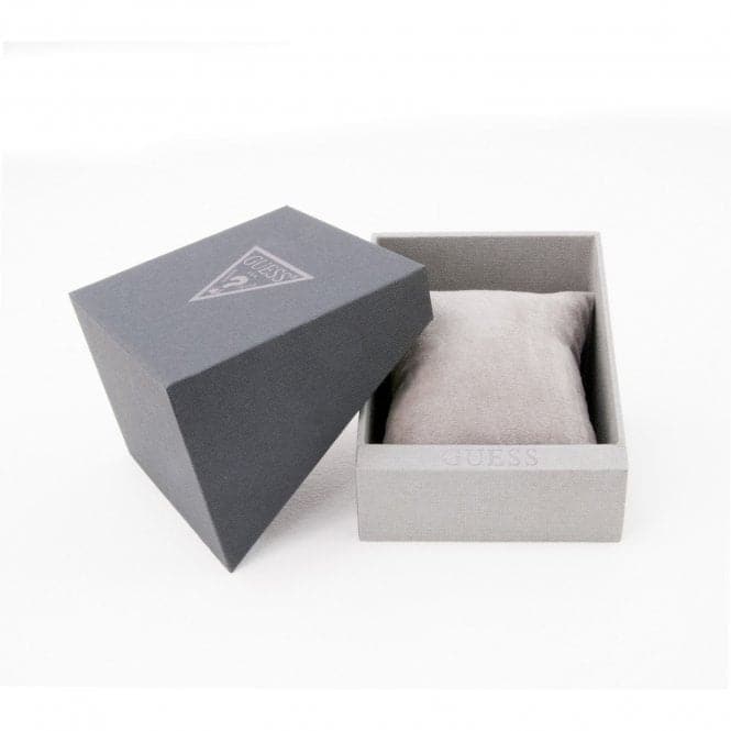 Guess Watches Guess Ladies Rose Gold Watch White Dial Rose Gold Textured Bracelet W1008l3 - Image 2