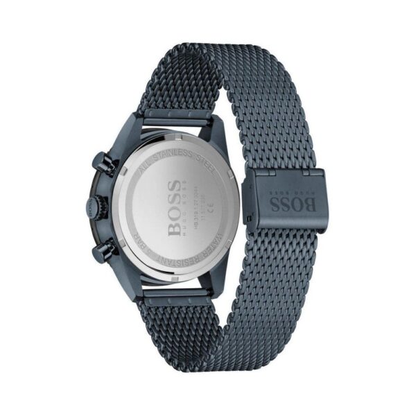 Hugo Boss Mens 1513887 Chronograph Blue Pilot Edition Watch - alternate view