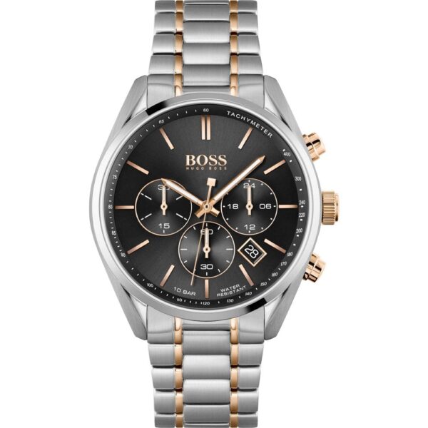 Hugo Boss Men S Watch Champion Two Tone Black Hb1513819