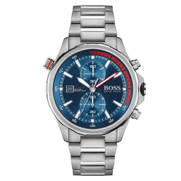 Hugo Boss Men S Watch Chronograph Globetrotter Blue Hb1513823