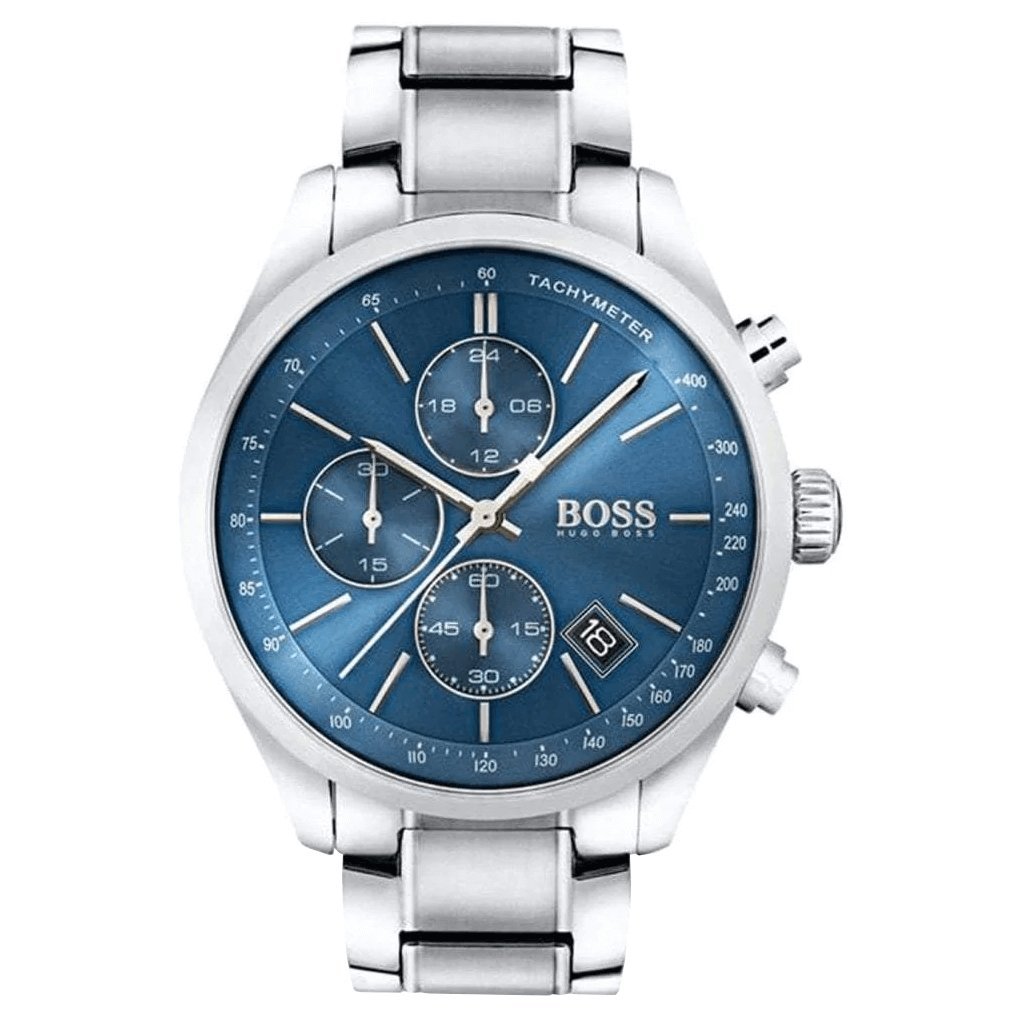Hugo Boss Men S Watch Chronograph Grand Prix Blue Hb1513478