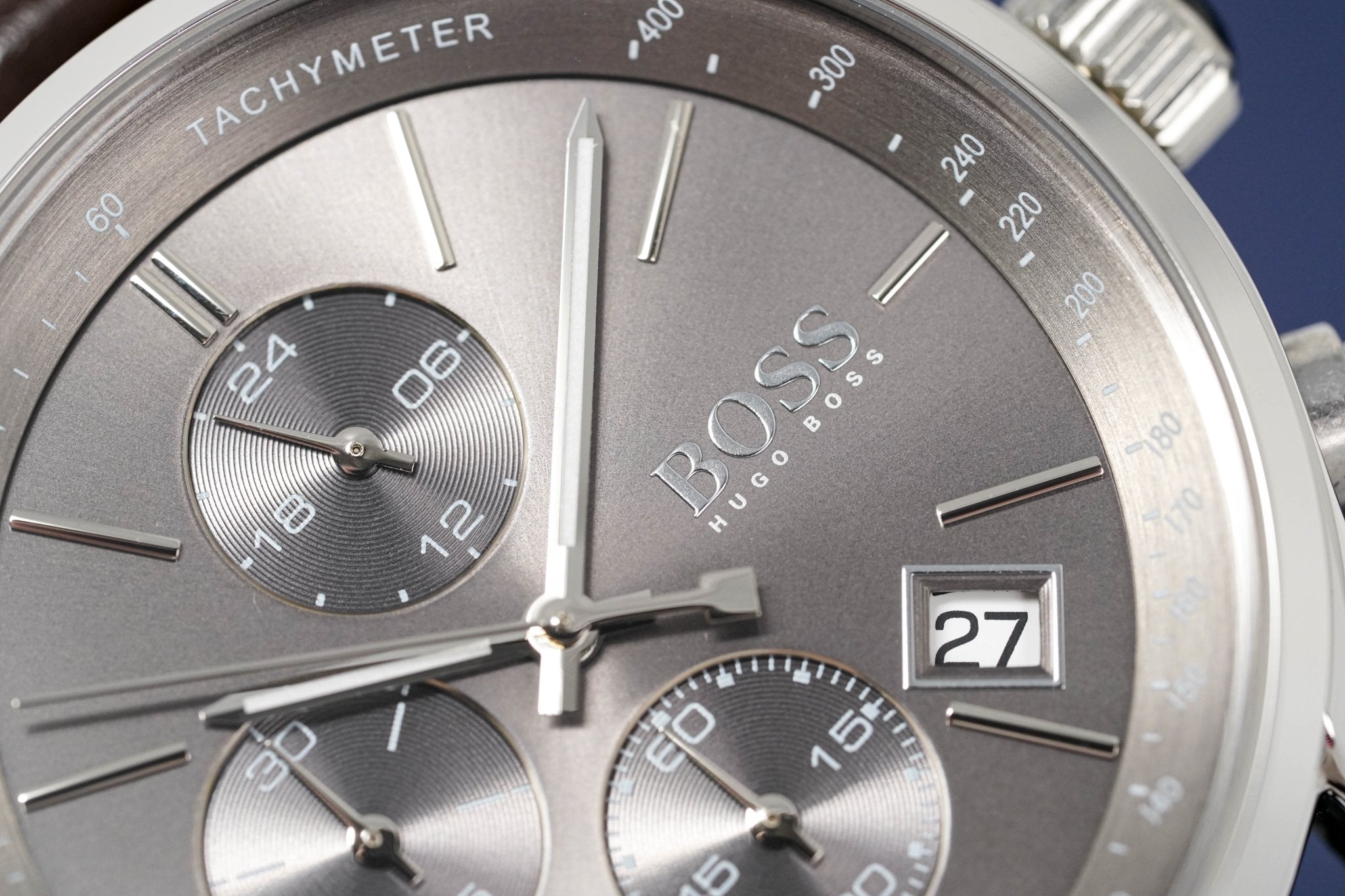 Hugo Boss Men S Watch Chronograph Grand Prix Grey Hb1513476 - Image 4