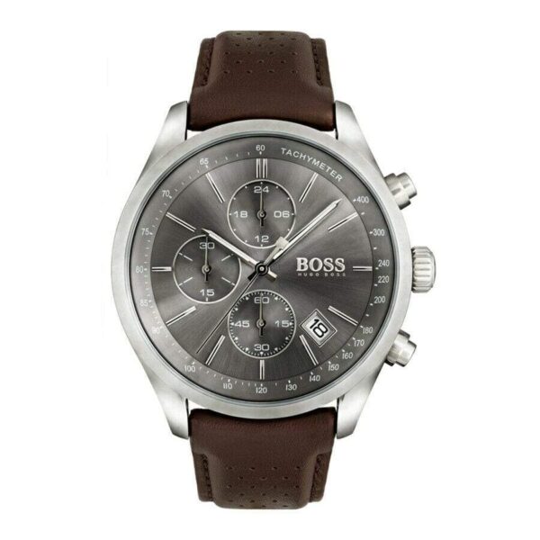 Hugo Boss Men S Watch Chronograph Grand Prix Grey Hb1513476