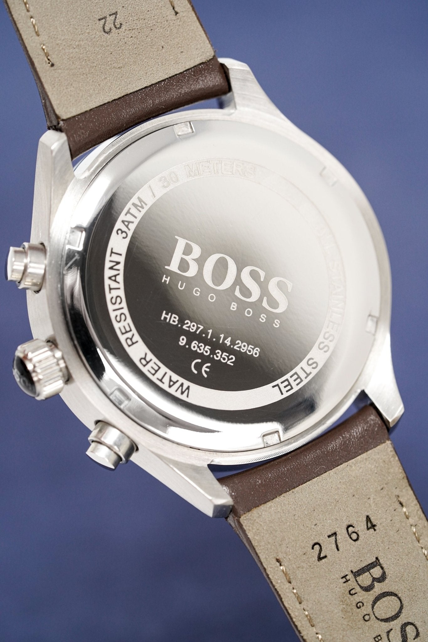Hugo Boss Men S Watch Chronograph Grand Prix Grey Hb1513476 - Image 2