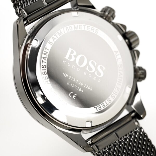 Hugo Boss Men S Watch Chronograph Ikon Grey Mesh Hb1513443 - alternate view