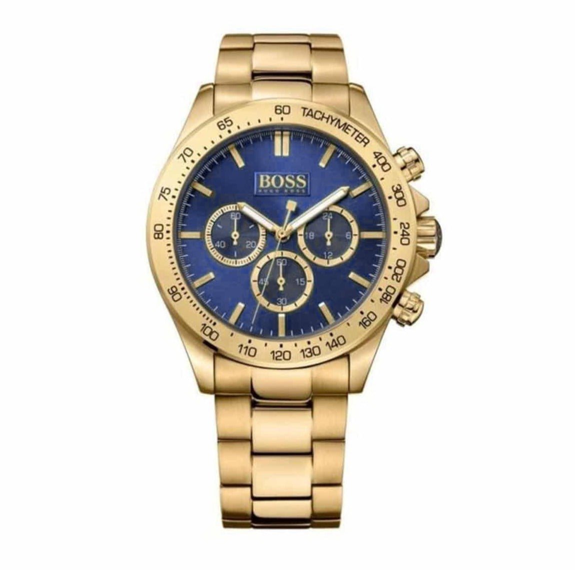Hugo Boss Men S Watch Chronograph Ikon Yellow Gold Hb1513340