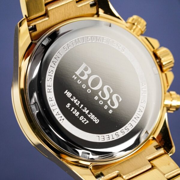 Hugo Boss Men S Watch Chronograph Ikon Yellow Gold Hb1513340 - alternate view