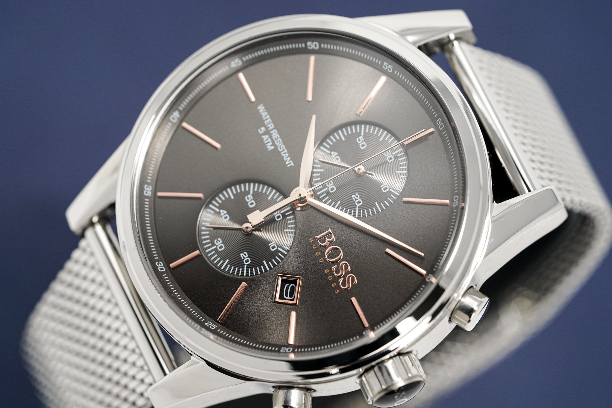 Hugo Boss Herenhorloge Chronograaf Jet Grey HB1513440 - Image 3