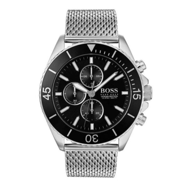 Hugo Boss Men S Watch Chronograph Ocean Edition Black Hb1513701
