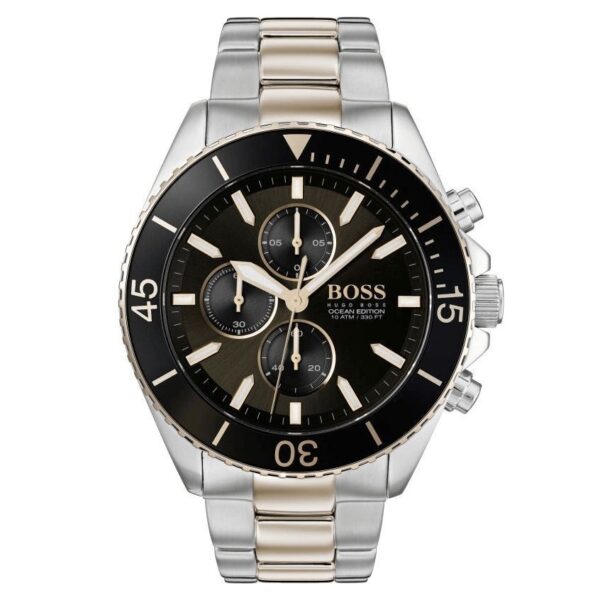 Hugo Boss Men S Watch Chronograph Ocean Edition Two Tone Hb1513705