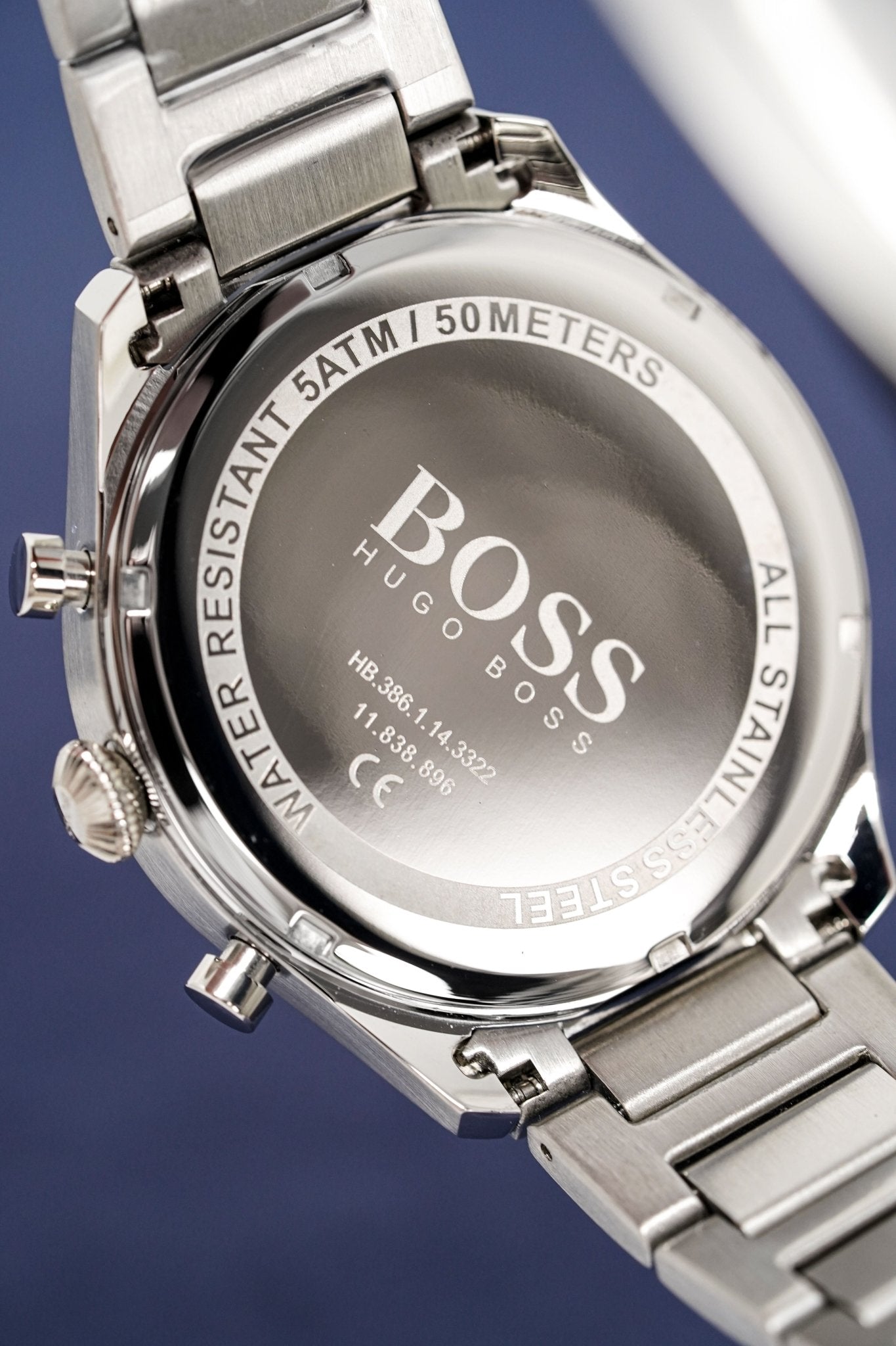 Hugo Boss Men S Watch Chronograph Pioneer Green Hb1513868 - Image 2