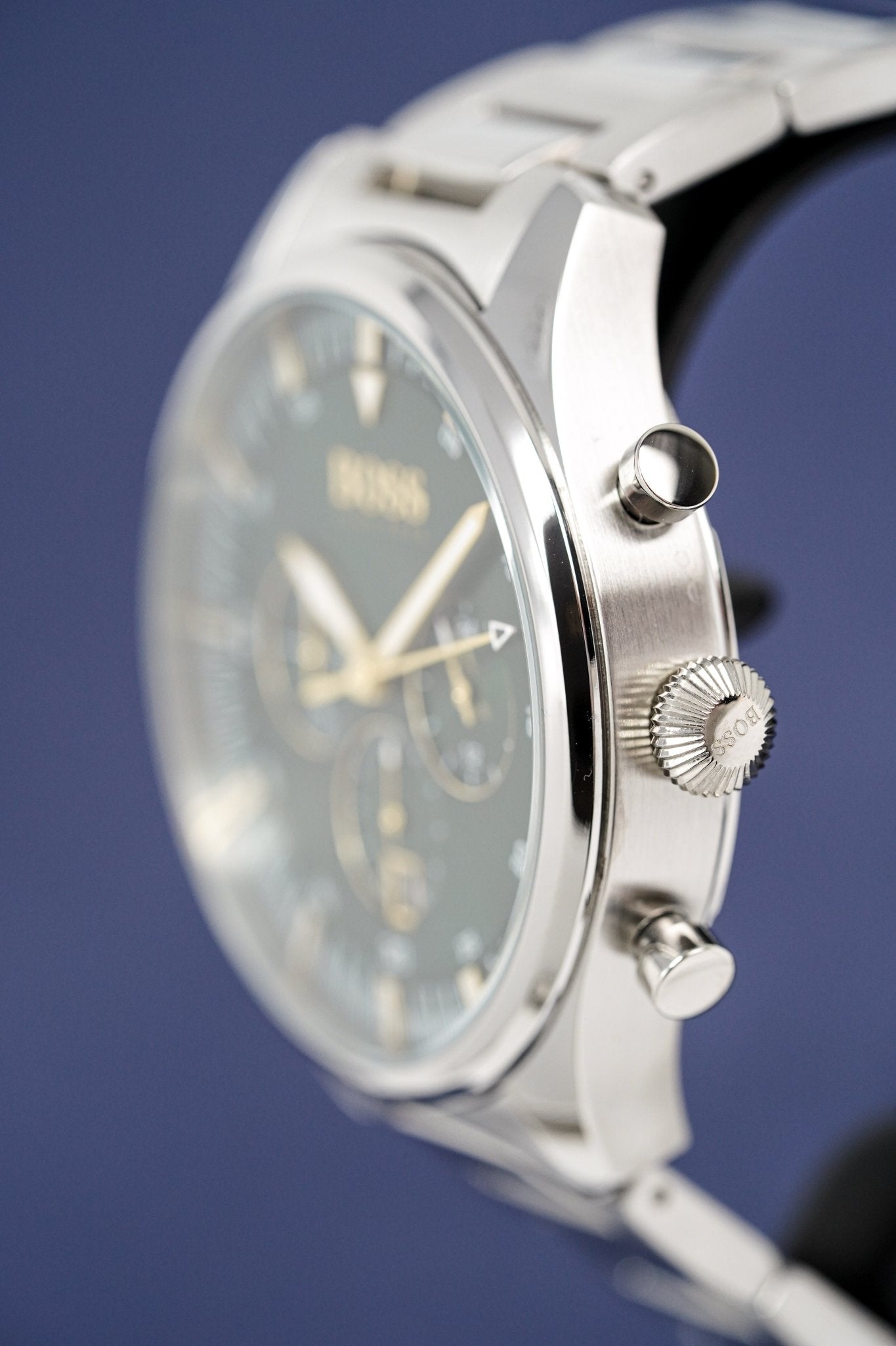 Hugo Boss Men S Watch Chronograph Pioneer Green Hb1513868 - Image 5