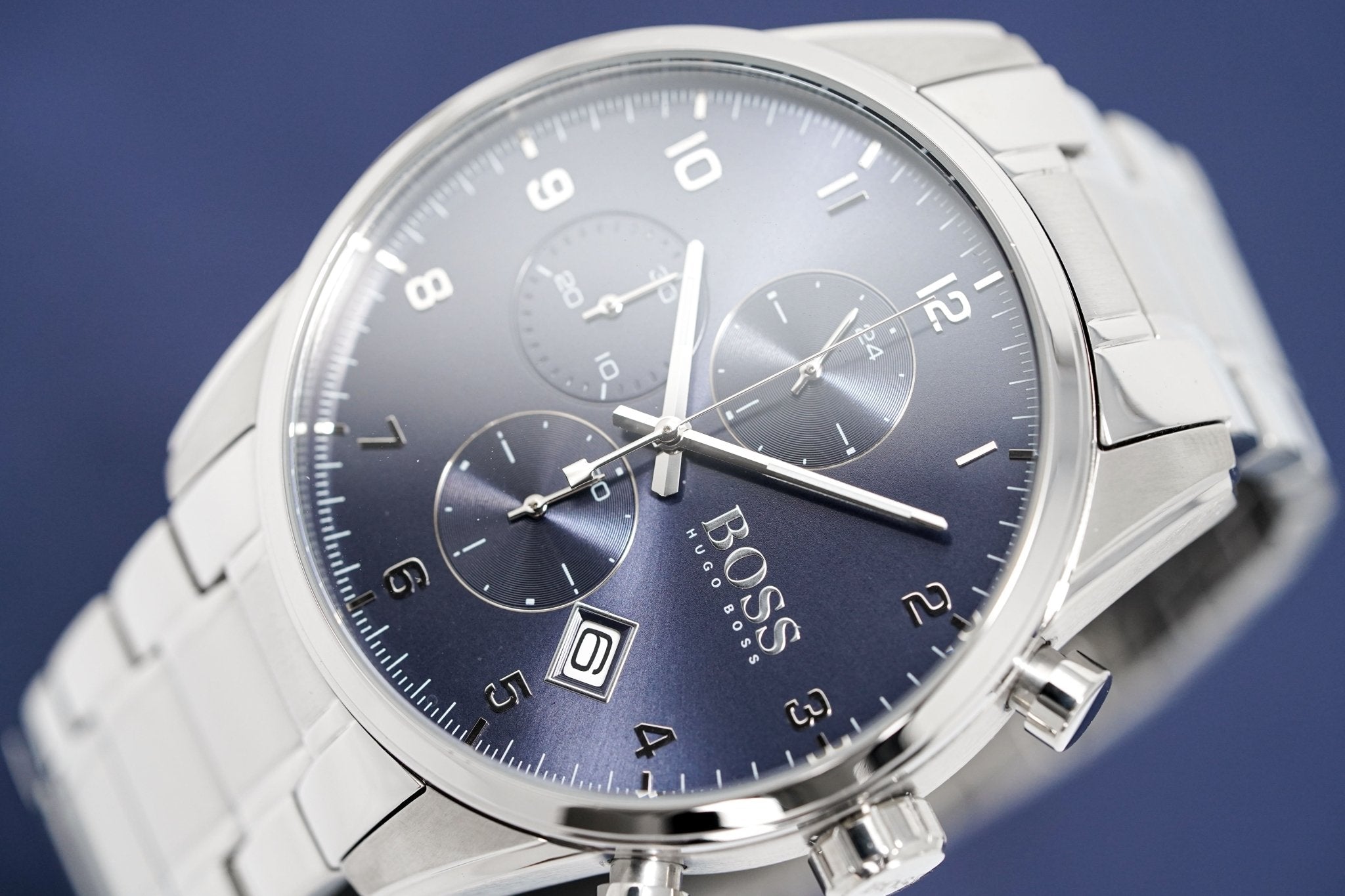 Hugo Boss Men S Watch Chronograph Skymaster Blue Hb1513784 - Image 3