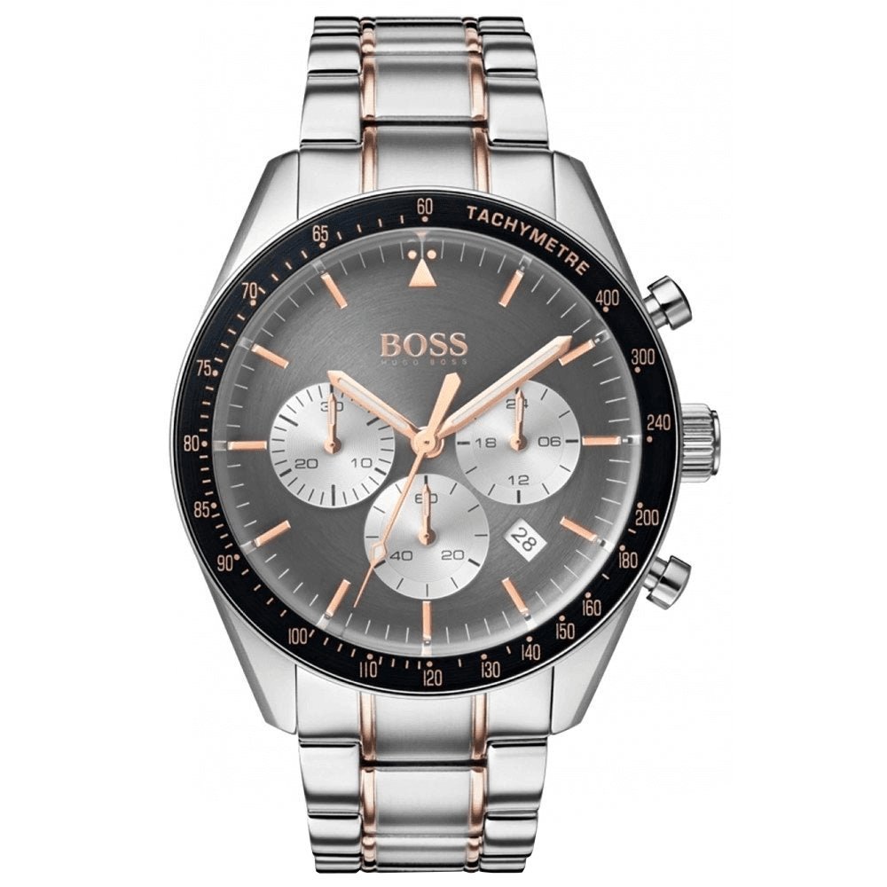 Hugo Boss Men S Watch Chronograph Trophy Grey Hb1513634
