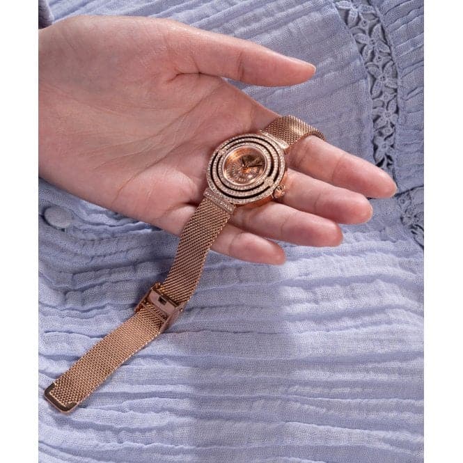 Guess Watches Ladies Dream Stainless Steel Rose Gold Watch Gw0550l3 - Image 5