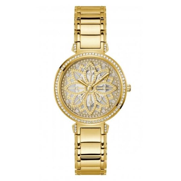 Guess Watches Ladies Lily Stainless Steel Gold Watch Gw0528l2