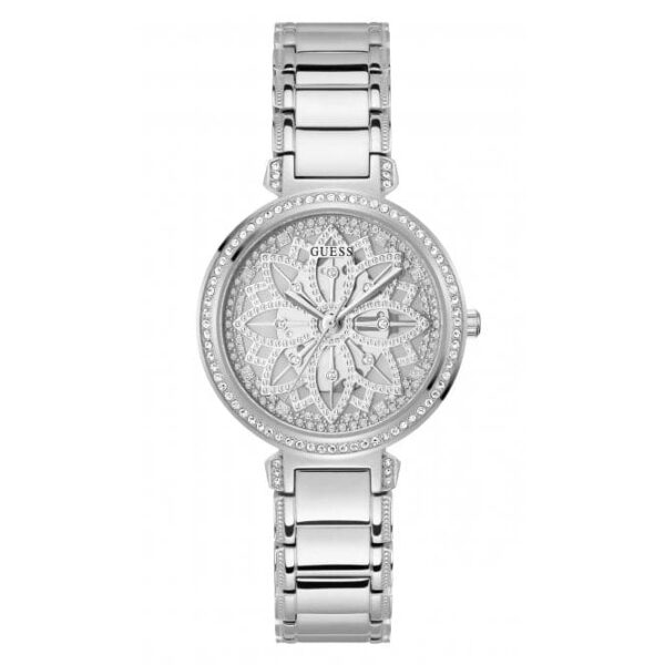 Guess Watches Ladies Lily Stainless Steel Silver Watch Gw0528l1