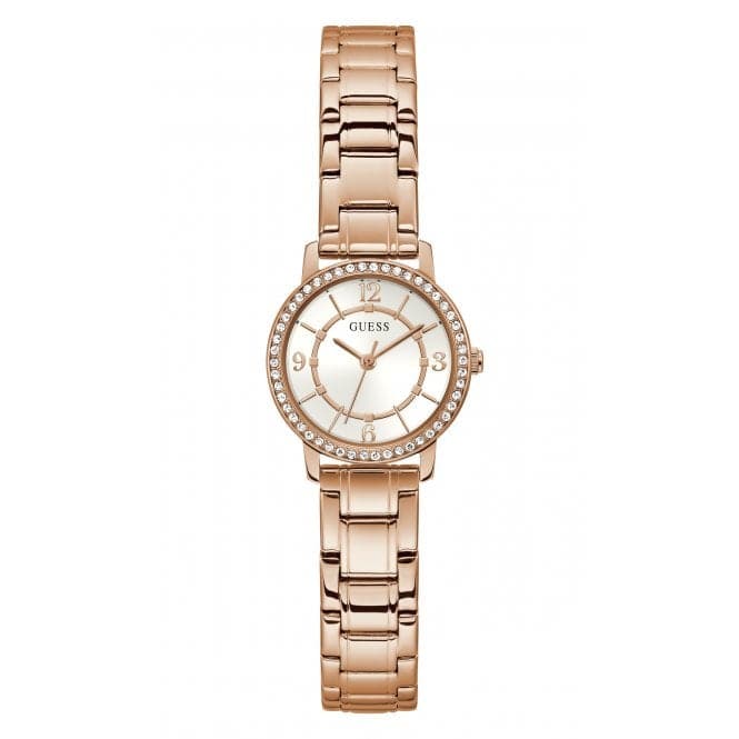 Guess Watches Ladies Melody Stainless Steel Rose Gold Watch Gw0468l3