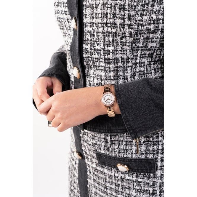 Guess Watches Ladies Melody Stainless Steel Rose Gold Watch Gw0468l3 - Image 3